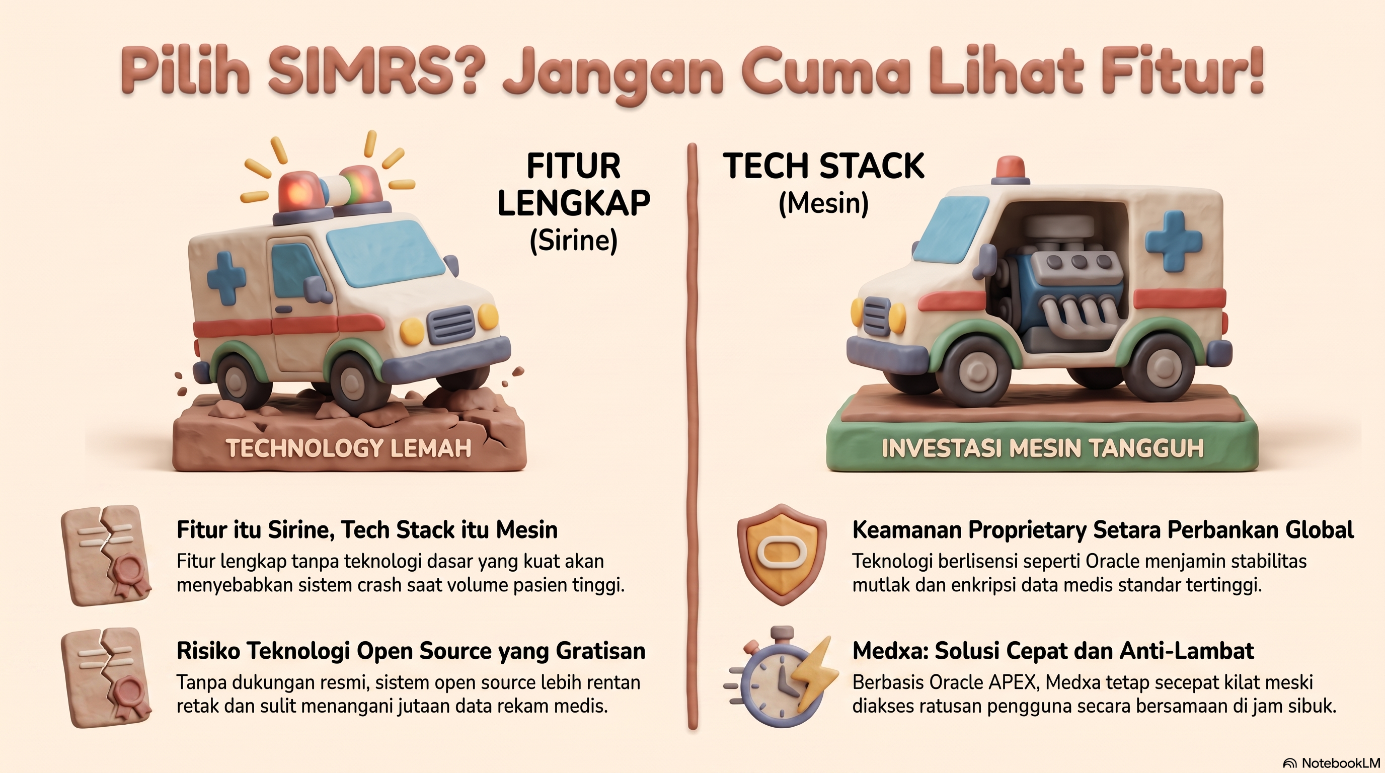 Mengapa Technology Stack SIMRS Menentukan Masa Depan Rumah Sakit Anda
